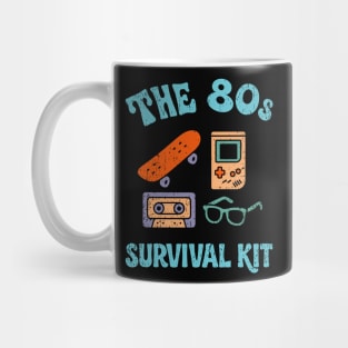 The 80s Survival Kit Nostalgia Retro Vibes Mug